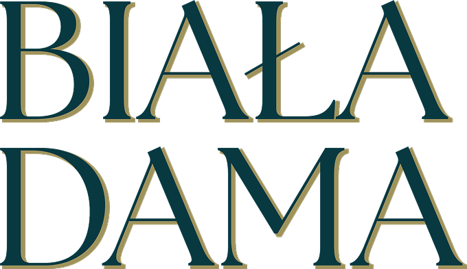 Logo wódka Biała Dama