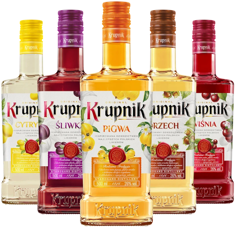 Krupnik likiery wszystkie smaki