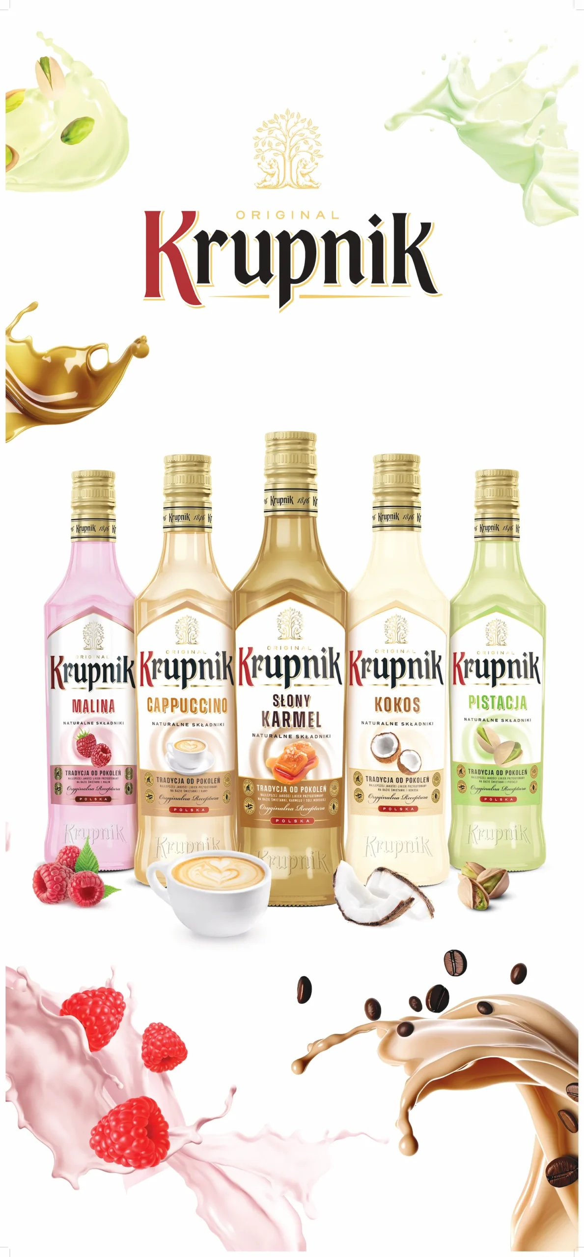 Krupnik likiery mleczne key visual