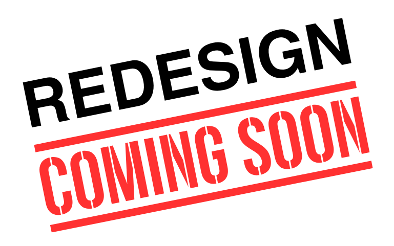 Redesign - coming soon